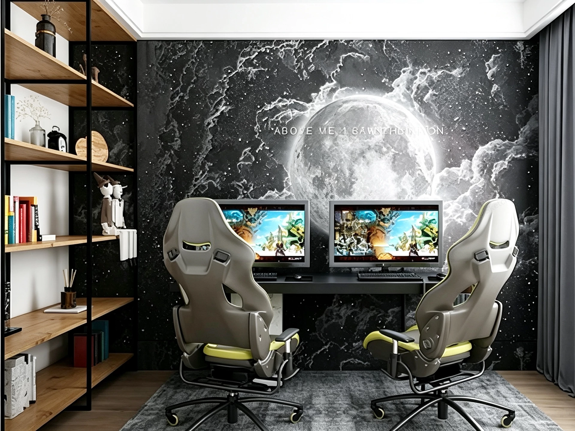 Small Gaming Room Design sketchup model preview - SketchupBox