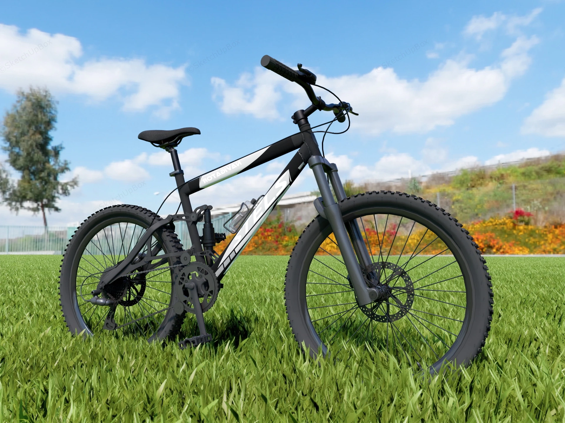 Stels Navigator Mountain Bike sketchup model preview - SketchupBox