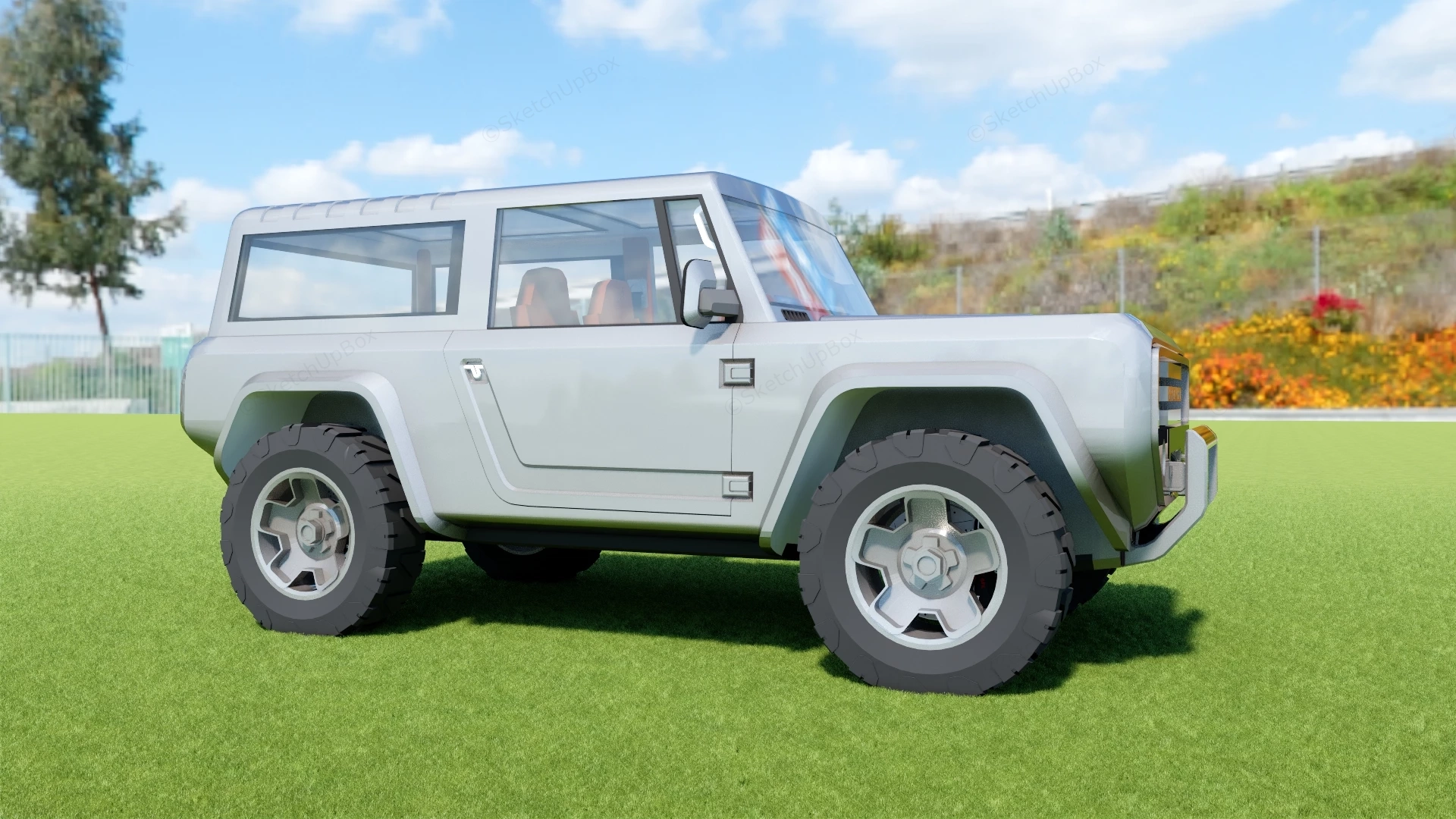Ford Bronco Concept sketchup model preview - SketchupBox