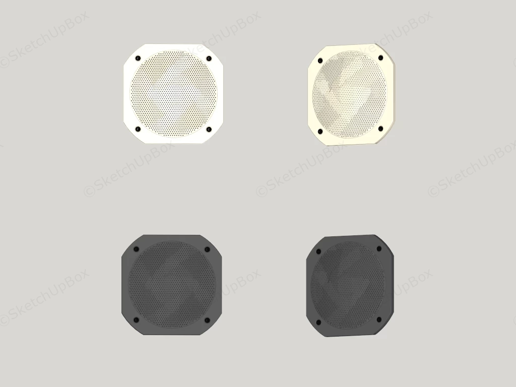 Ceiling Mounted Loudspeakers sketchup model preview - SketchupBox