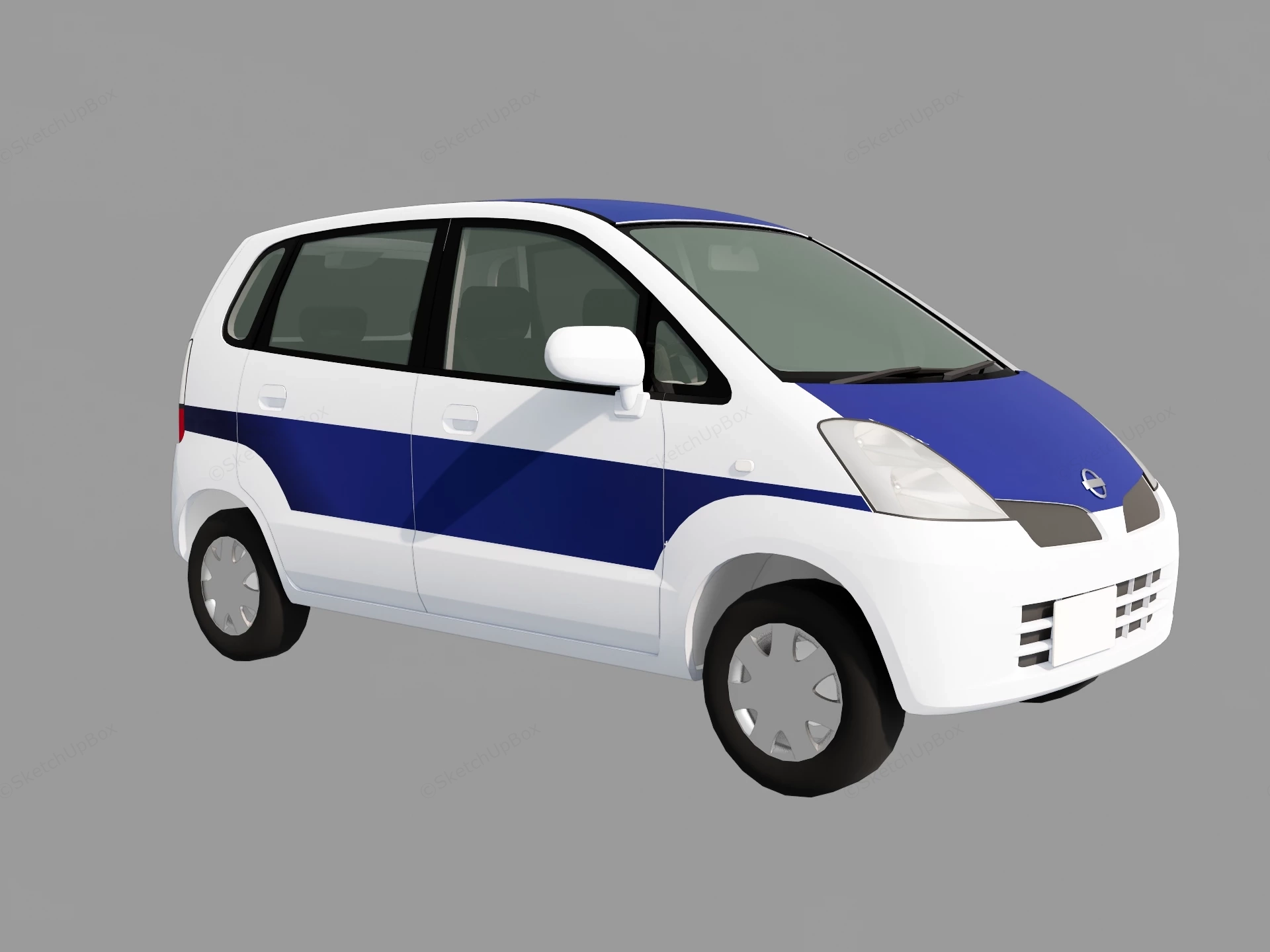 Suzuki MR Wagon sketchup model preview - SketchupBox