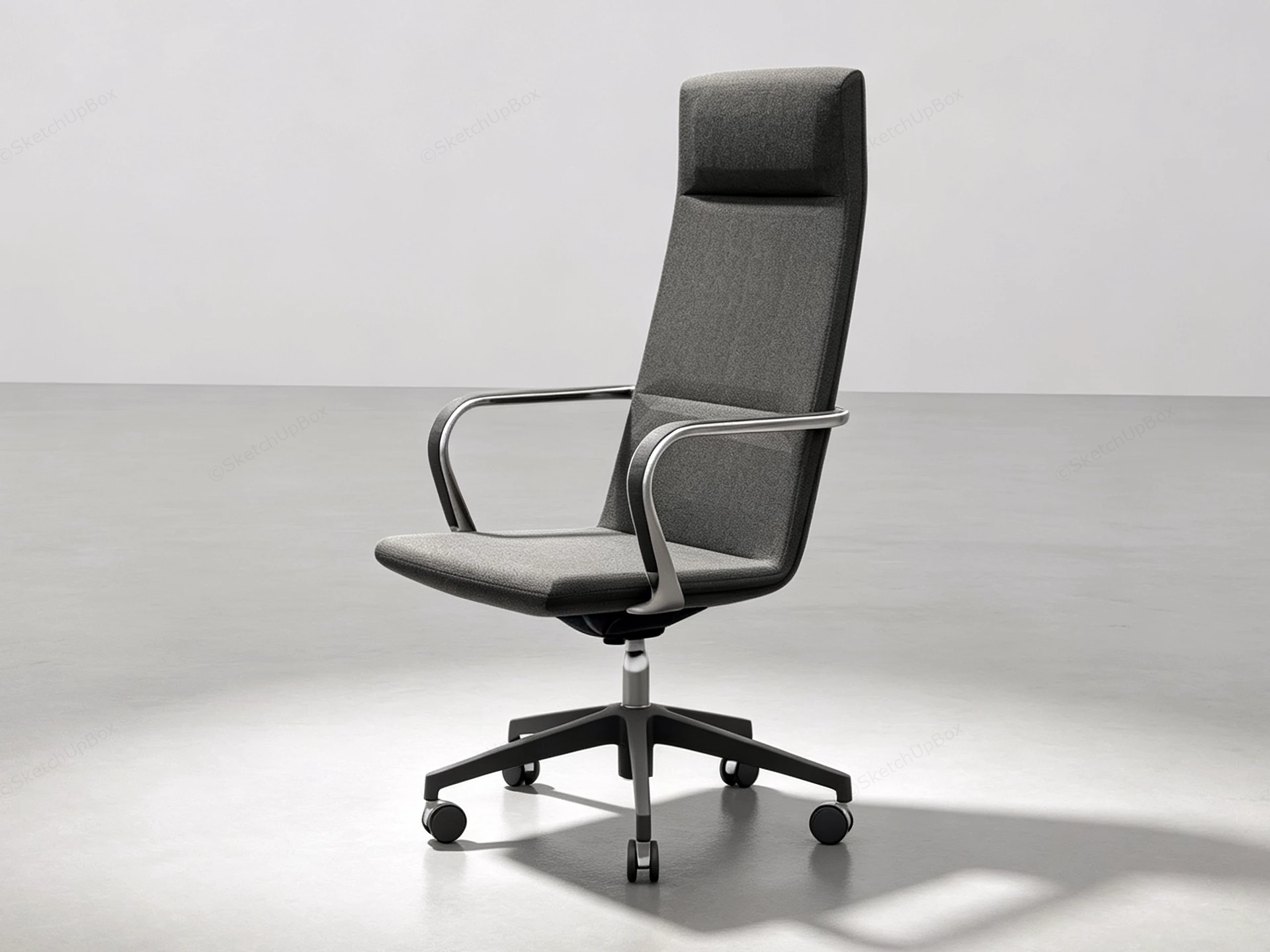 High Back Staff Office Chair sketchup model preview - SketchupBox