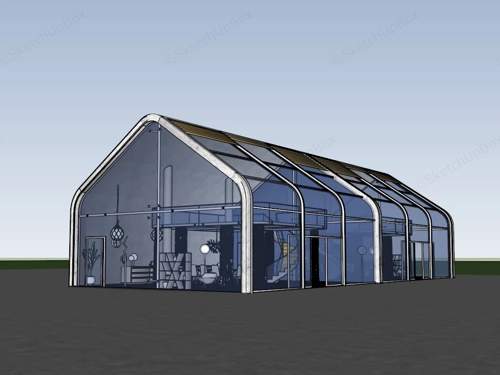 Outdoor SunRoom Design sketchup model preview - SketchupBox