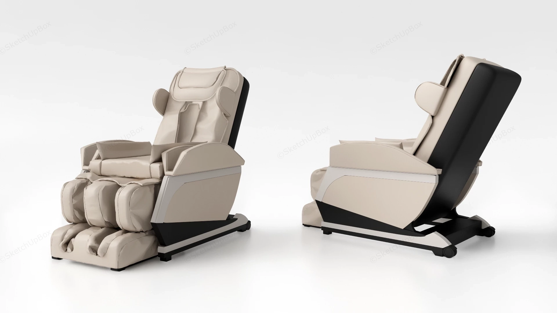 Full Body Massage Chair sketchup model preview - SketchupBox
