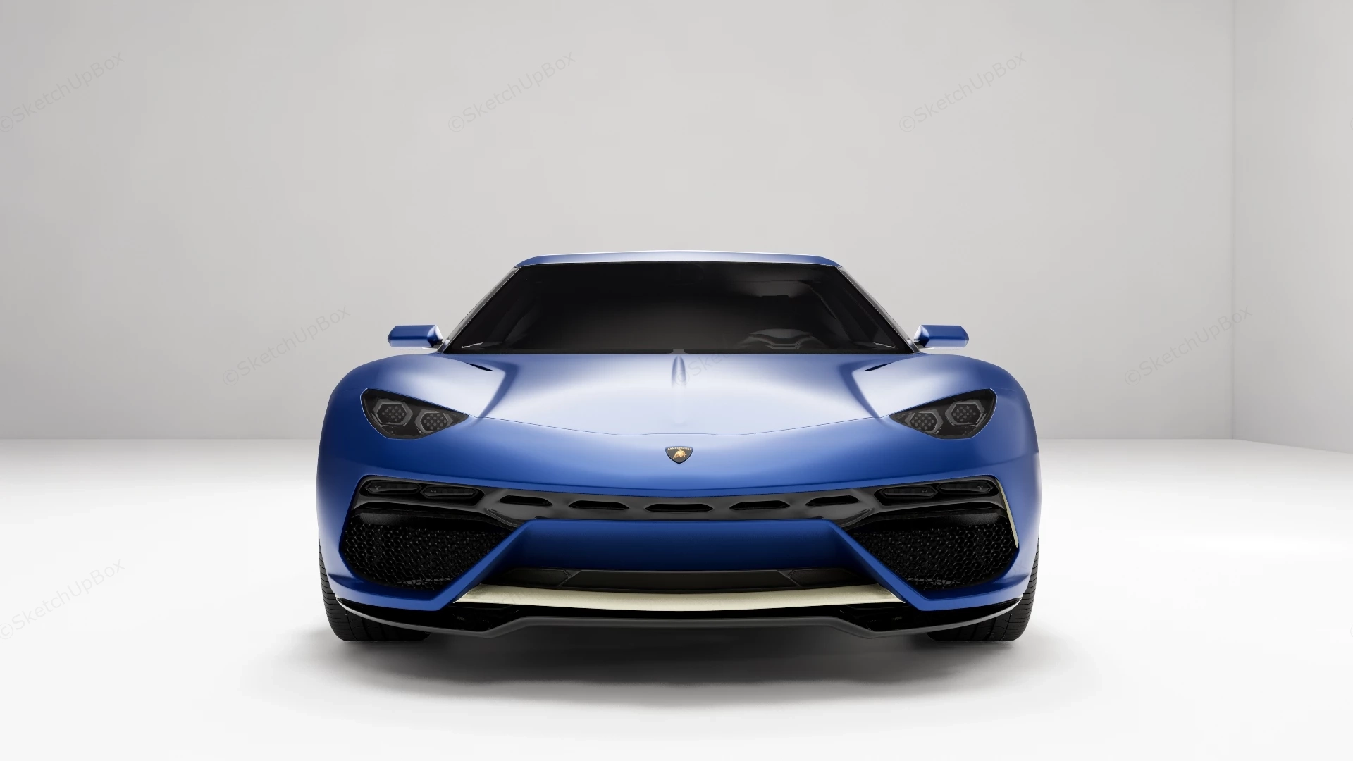 Lamborghini Asterion sketchup model preview - SketchupBox