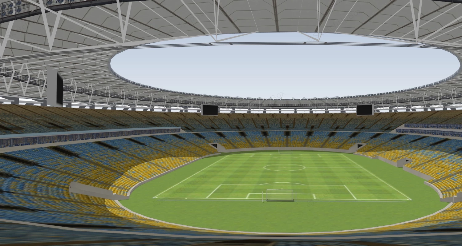 Maracanã Stadium sketchup model preview - SketchupBox