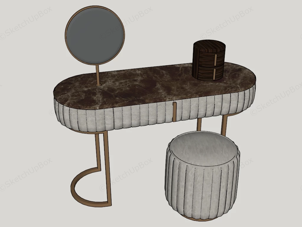 Modern Vanity Set sketchup model preview - SketchupBox