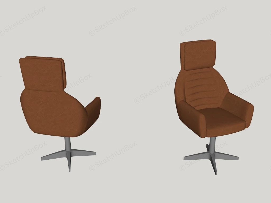 Luxury Office And Conference Chair sketchup model preview - SketchupBox