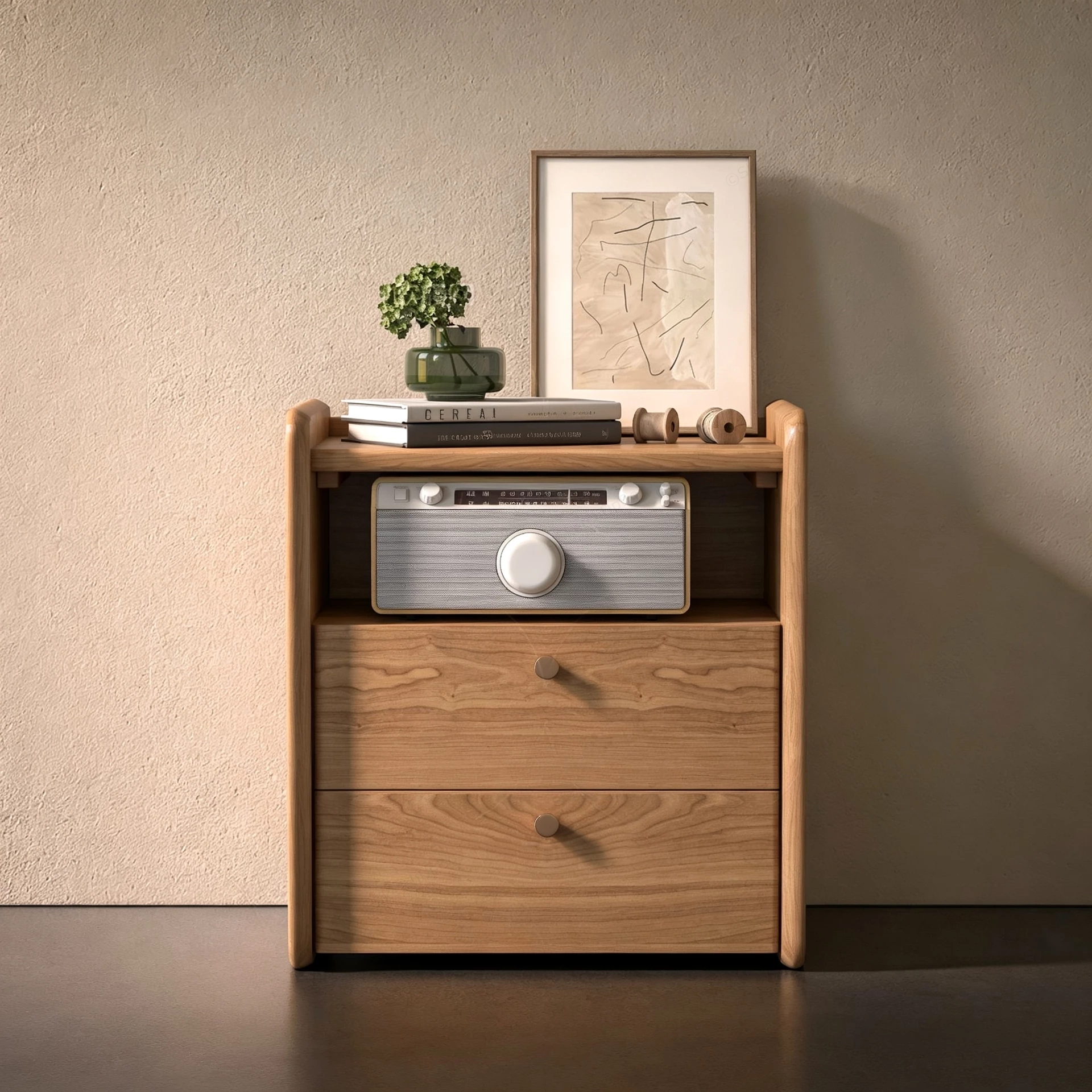 Minimalist Bedside Table sketchup model preview - SketchupBox