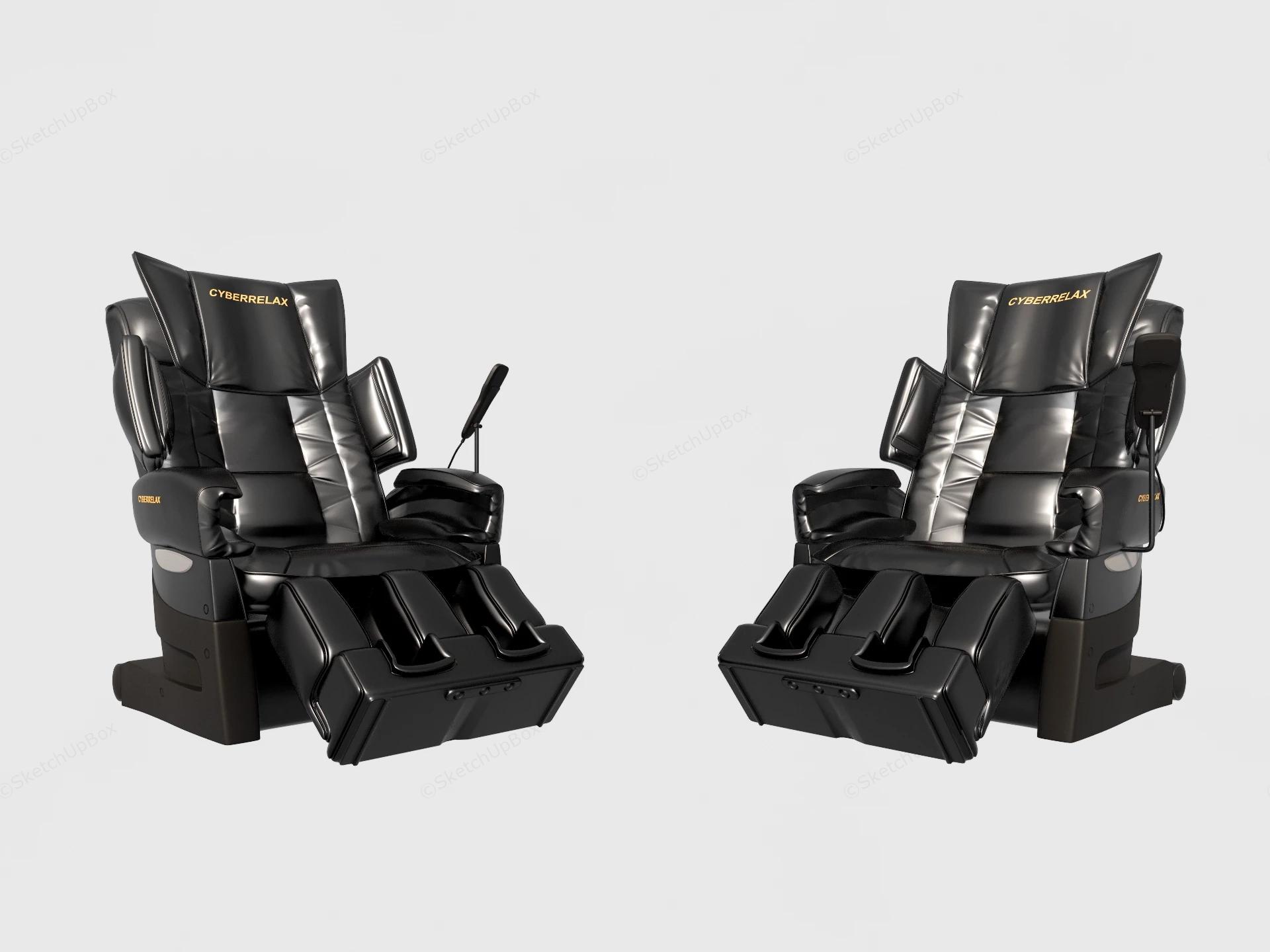 Multi Functional Therapeutic Massage Chair sketchup model preview - SketchupBox
