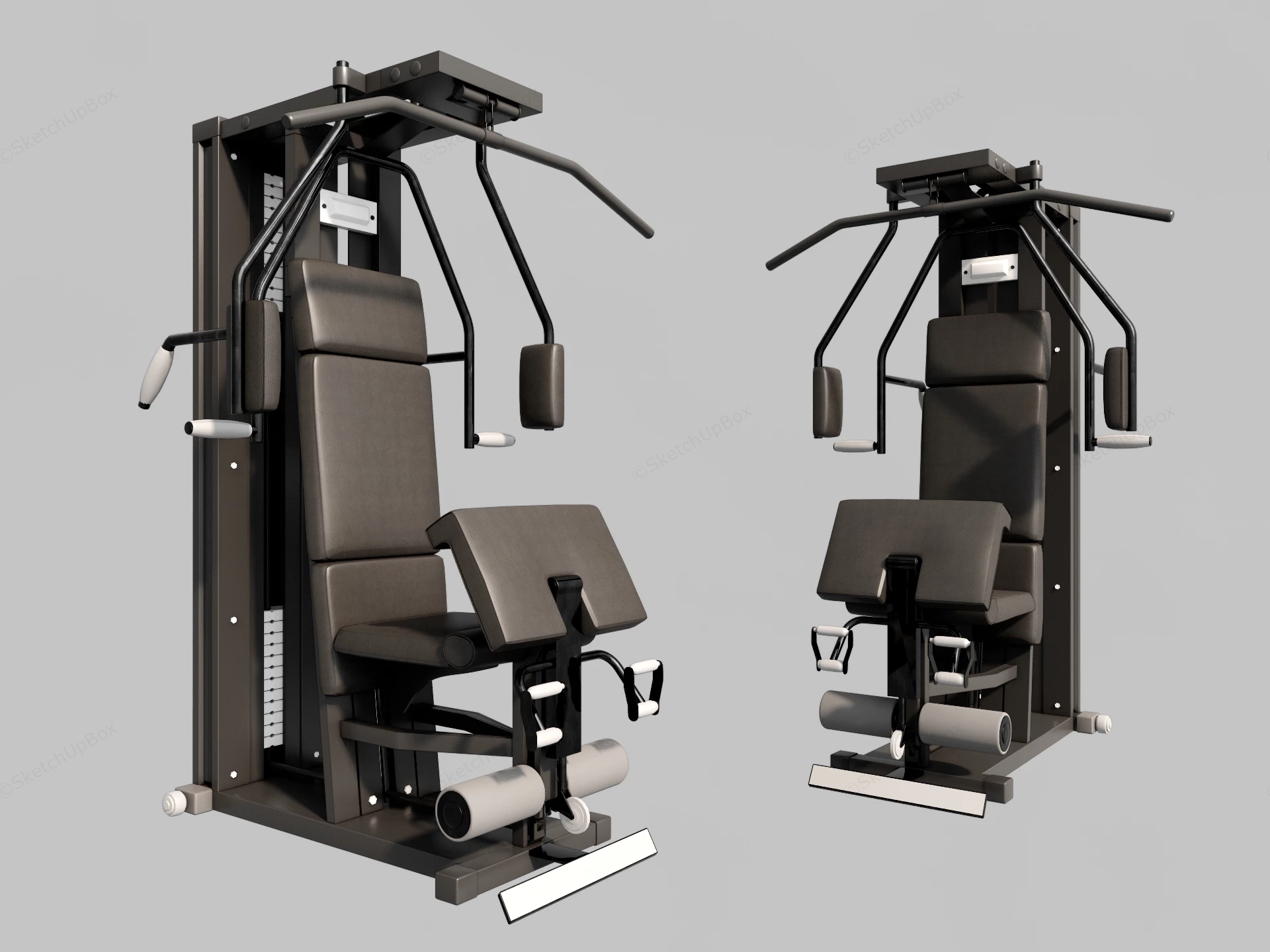 Luxury Multi Functional Home Gym Station sketchup model preview - SketchupBox