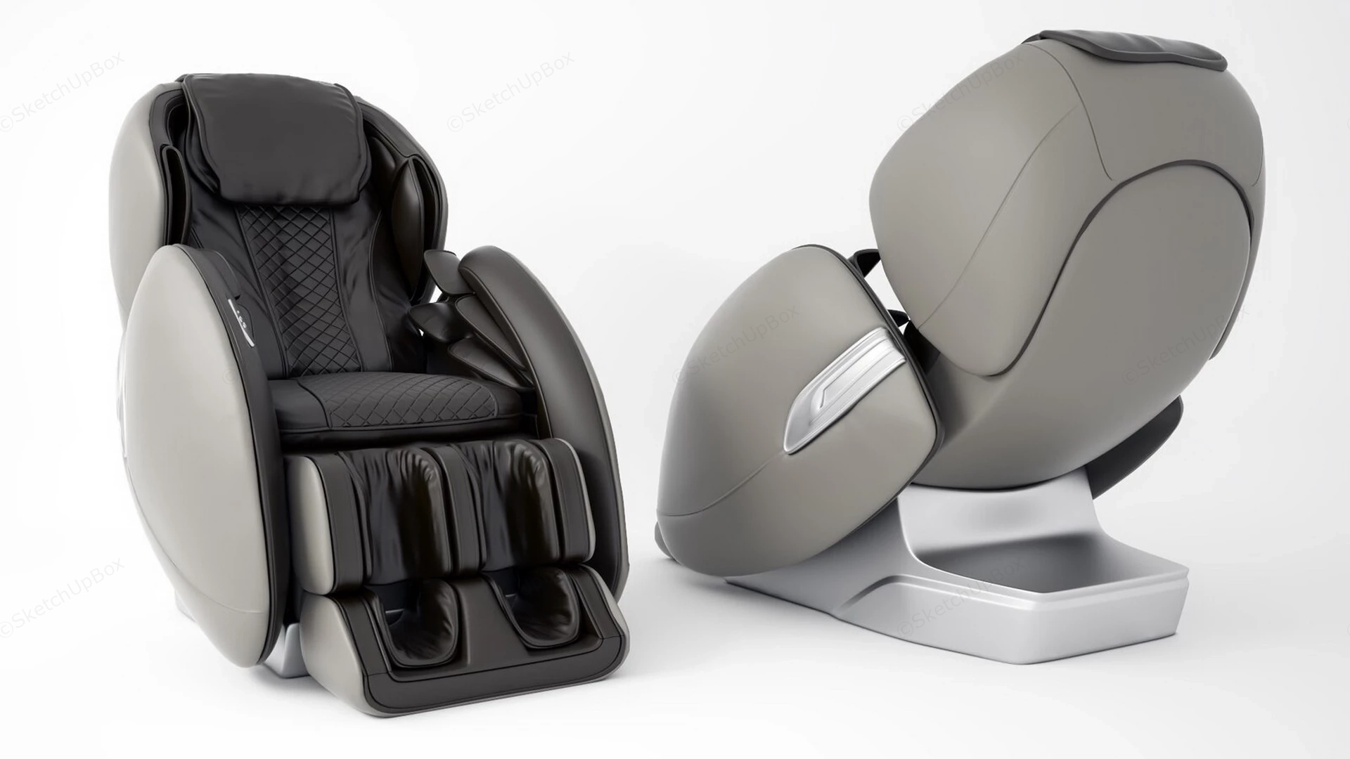 Premium Full Body Massage Chair sketchup model preview - SketchupBox