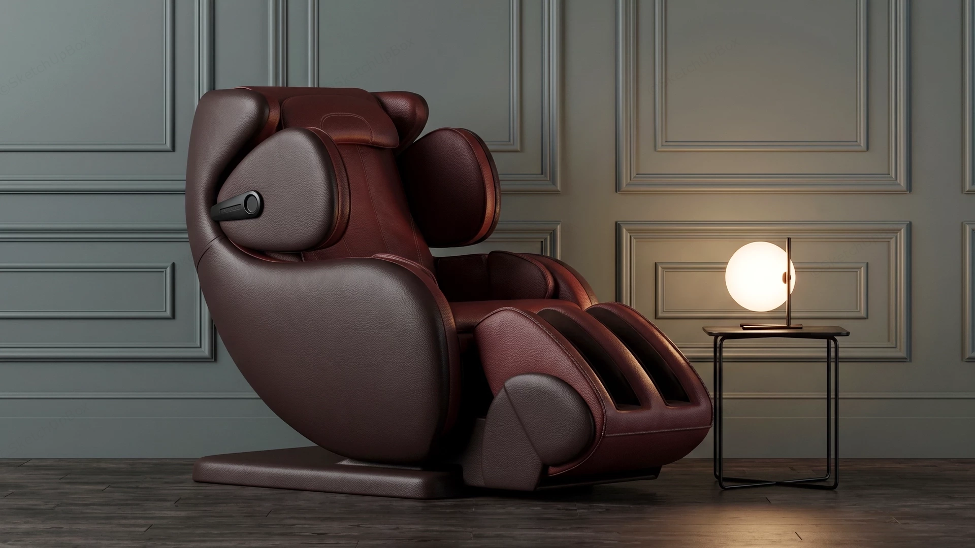 Luxurious Massage Chair sketchup model preview - SketchupBox