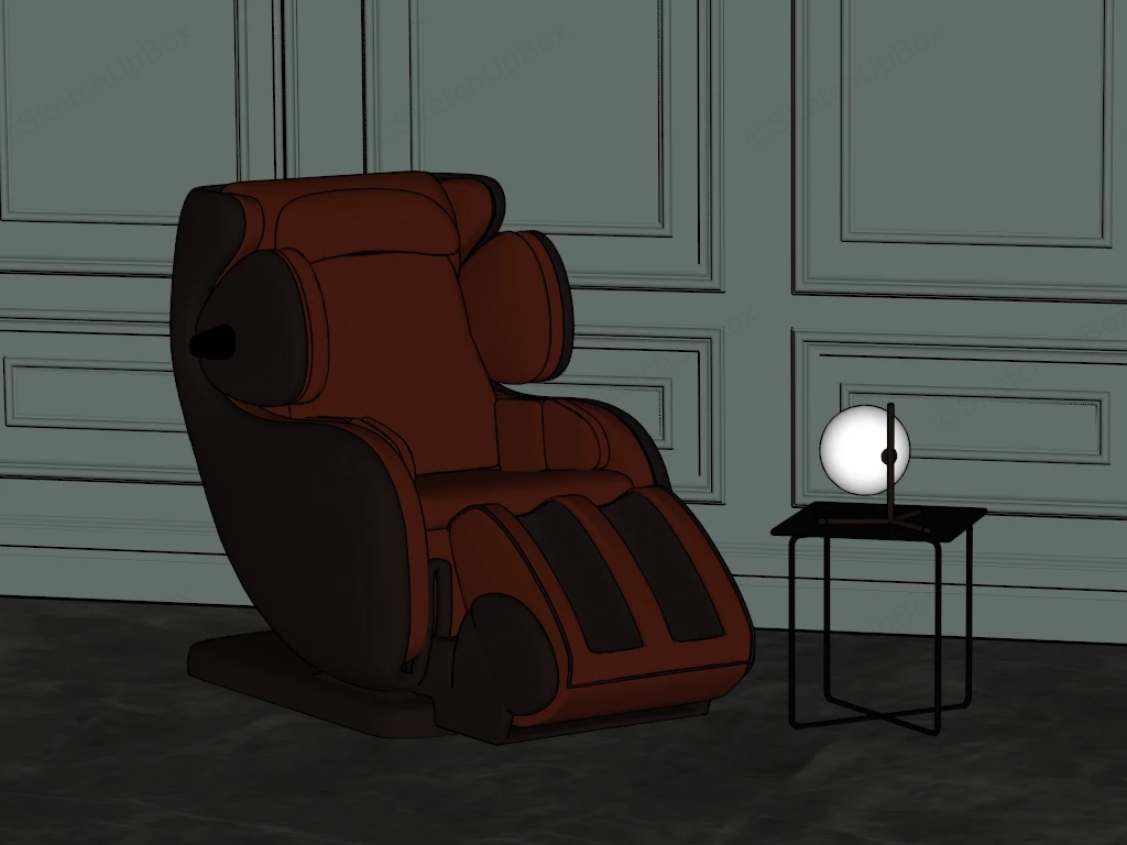 Luxurious Massage Chair sketchup model preview - SketchupBox