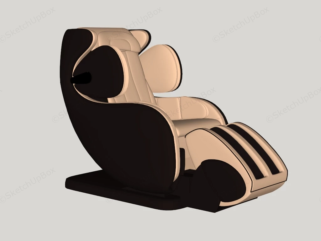 Electric Full Body Massage Chair sketchup model preview - SketchupBox