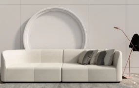 Curved Modular Sofa SketchUp 3D Model