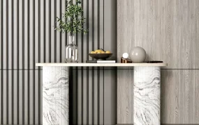 Elegant Marble Console Table