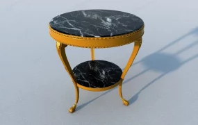 Round Marble Side Table
