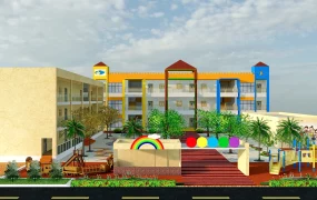 Colorful Preschool Building