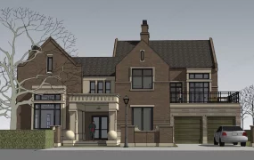 Brick Craftsman Style House