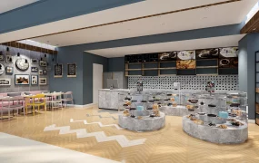 Chic Modern Boutique Bakery And Coffee Shop