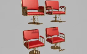 Luxury Steampunk Inspired Barber Chairs