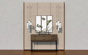 Entryway Table Wall Decoration Ideas