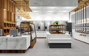 Industrial Style Bakery Design