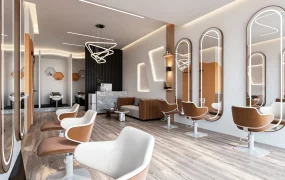 Contemporary Luxury Hair Salon Interior