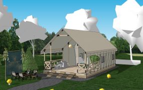 Cabin Tent Campsite