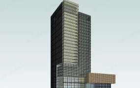 Modern High Rise Office Building