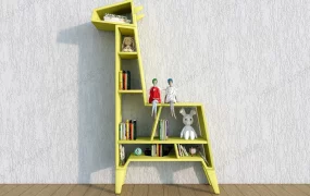 Yellow Giraffe Bookcase