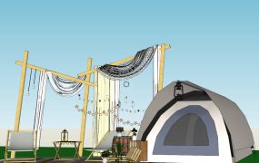Campsite Landscaping Idea Design