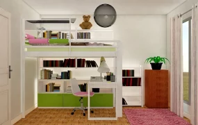 Loft Bed Kids Room Idea