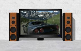 Home Theater TV and Speakers