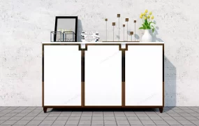 White Console Cabinet