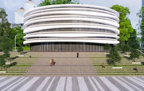 Modern Library Building Concept