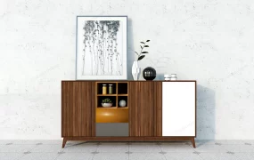 Wood Sideboard Cabinet