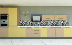 Modern Yellow Kitchen Design