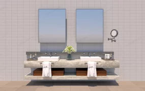 Hotel Bathroom Vanity Idea