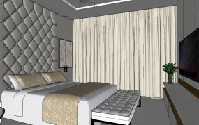 Small Bedroom With Dressing Table