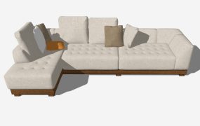Contemporary L-Shaped Sectional Sofa