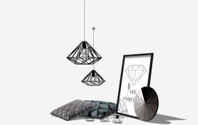Diamond Cage Pendant Lights