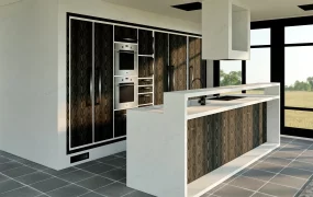 Kitchen Counter And Cabinet