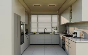 Modern Cream Kitchen