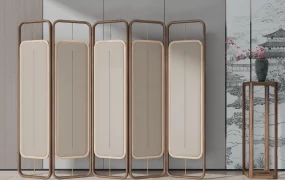 Traditional Inspired Folding Screen Room Divider