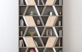 Modular Geometric Bookcase