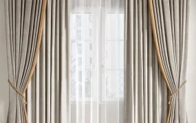Elegant Floor Length Curtains