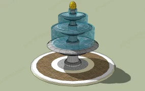 3 Tier Garden Fountain