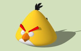 Yellow Angry Bird Cartoon